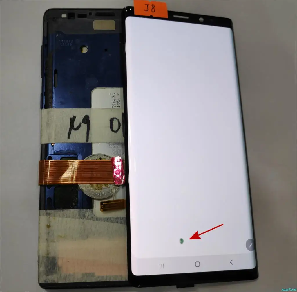 Дефект Super Amoled для samsung Galaxy Note 9 Note9 N960 N960F N960D N960DS ЖК-дисплей сенсорный экран дигитайзер 6,3"