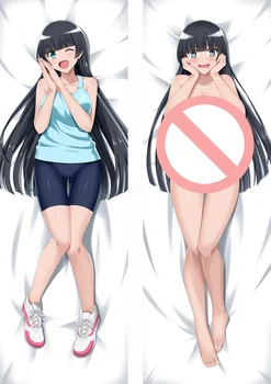 

Anime Dumbbell Nan Kilo Moteru Dakimakura Cover Characters Hibiki & Ayaka Uehara Bolster Case Akemi Soryuin Hugs Pillow Case