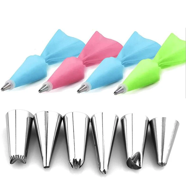 Silicone Equipment Accessories  Baking Piping Bags Nozzles - Piping Bag  Cake Pastry - Aliexpress