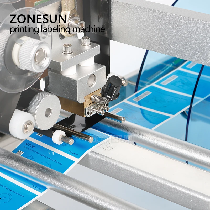 ZONESUN LT50D Полуавтоматическая этикетировочная машина DrugsAlcohol дезинфицирующее