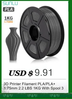 SUNLU PLA Filament 1KG 1.75mm PLA PLUS 3D Print Filament Pen Consumable 1.75mm Material PLA Plus Extruder Filament For DIY Craft petg 1.75