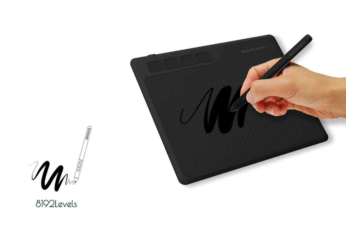 com 8192 níveis bateria-livre caneta