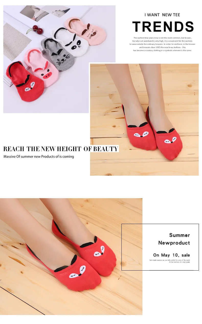 Women Socks Boat 3 pcs Socks Summer Short Socks omen Low Top Cotton Hidden Socks Cute Style Low-top Socks Cotton