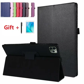 

For iPad Pro 12.9 2020 Case Funda Magnetic Folding Cover For iPad Pro 12.9 4th A2229 A2069 A2232 Auto Sleep/Wake Stand pen+film