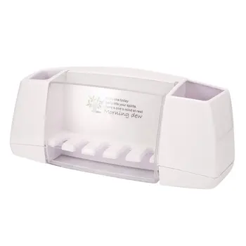 

Practical Creative Strength Of Paste Type Multifunctional ToothpasteToothbrush Holder Bathroom Storage Rack