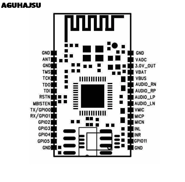 Модуль передачи стереозвука BK8000L команды AT SPP усилитель bluetooth динамика сделай