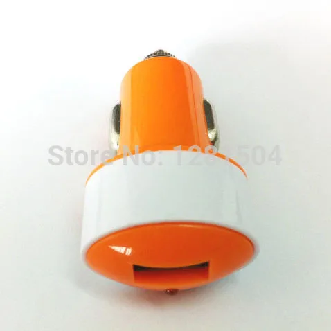Оптовая продажа автомобильное зарядное устройство USB для Iphone 4 5 В 2 1 А цветной