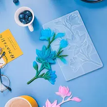 Flower/white magnolia/camellia retro flower decoration silicone mold DIY epoxy resin clay mold decoration accessories tool
