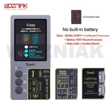

QIANLI iCopy Plus 2.1 LCD Screen Photometer For iphone 7 8 8P X 11 Max Photosensitive Original Color Battery Repair Programmer