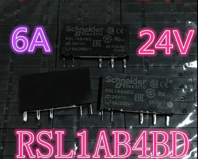 

NEW relay RSL1AB4BD-24V RSL1AB4BD-24VDC RSL1AB4BD 24VDC DC24V 24V DIP5 5pcs/lot