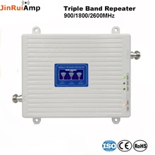 Голосовой+ 2G 3g 4G ретранслятор сигнала с тремя полосами GSM 900 DCS 1800 FDD LTE 2600 Усилитель сотового сигнала Мобильный усилитель с lcd