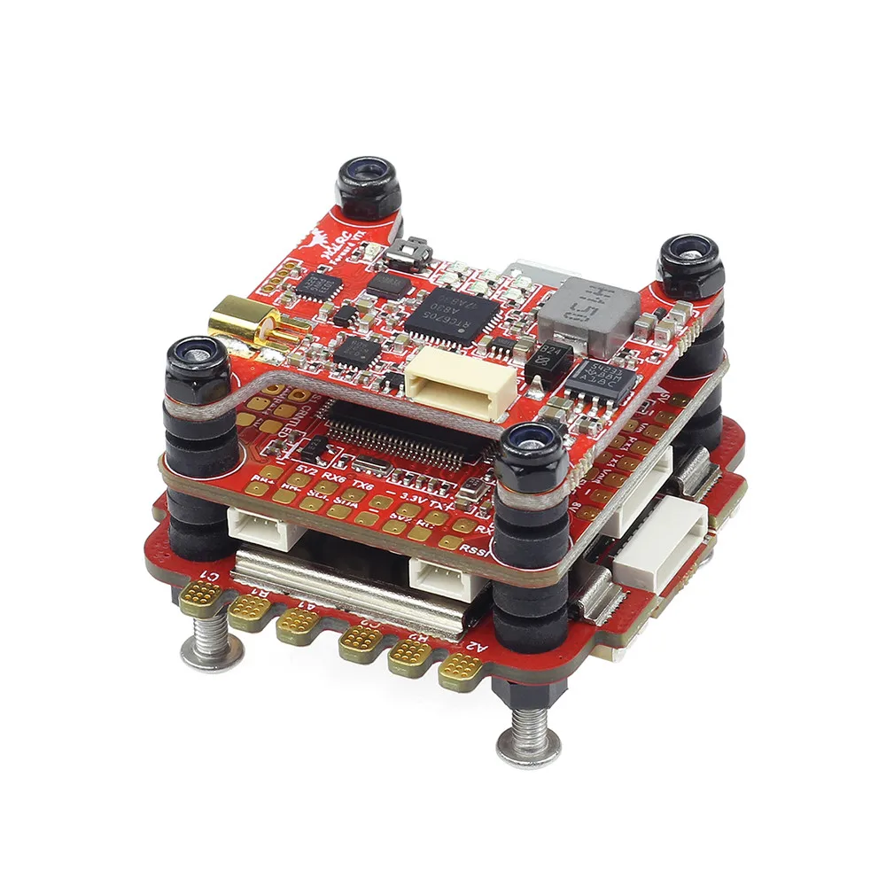 Сборные игрушки части веселый робот HGLRC FD765-VTX F7 FC L431 65A BLHeli_32 4в1 VTX 3-6S стек дети подарок на день рождения - Цвет: A