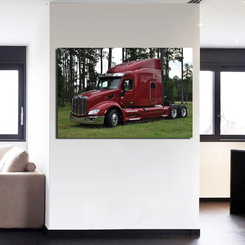 Peterbilt грузовик плакат Wall Art автомобиля картина Печать на холсте Картины для Декор