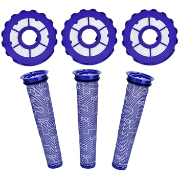 

3 Pcs Filter Kits Replacement HEPA Post-Motor Filter Pre-Motor Filter for Dyson DC40 Vacuums Replaces Part