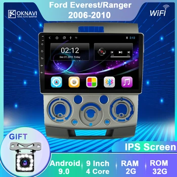 

OKNAVI 9'' Android 9.0 Car Multimedia Player For Mazda BT-50 2006-2010 2 Din Radio Stereo GPS Navigation With Navigation No DVD