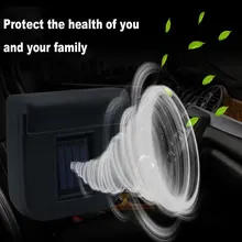 Автомобильный солнечный вентилятор для укладки Авто Солнечный вентилятор авто солнечный вентилятор дешевый Удобный Универсальный 15*6*11 см ABS 2 в черный для транспортных средств