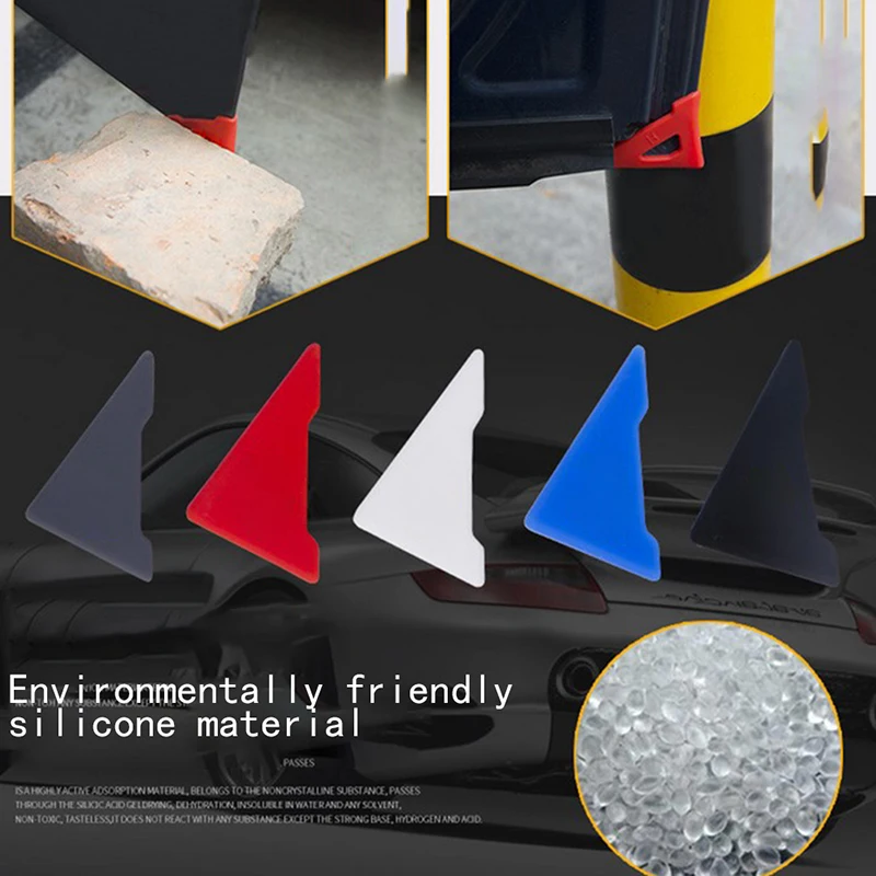 2pcs Car Door Corner Cover Protector Silicone Crash Protect Protector Car Supplies