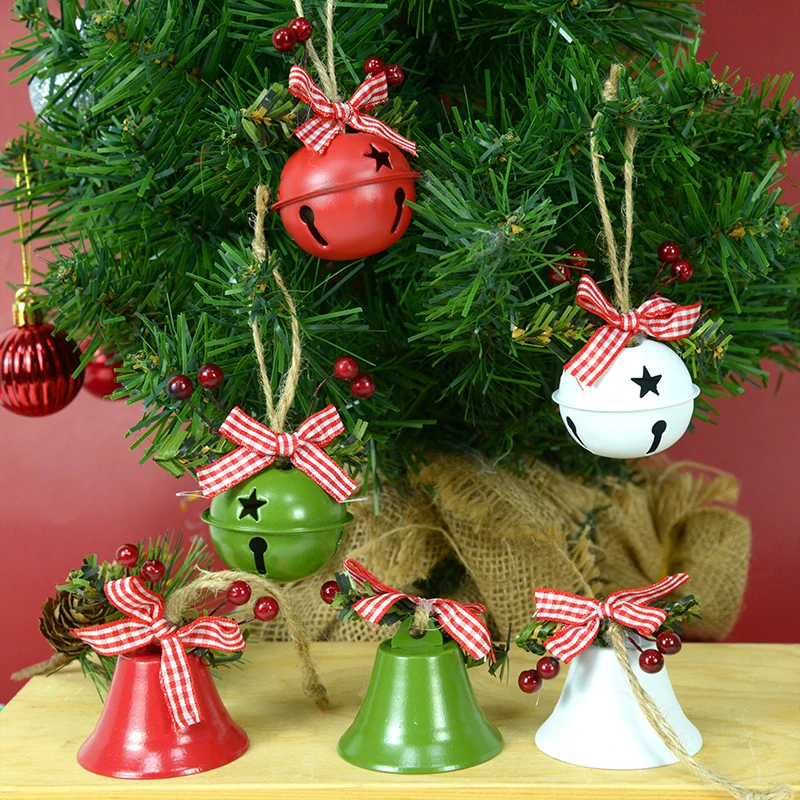 NOLITOY 2 Pçs Sinos De Natal Sino De Jantar Jingle Bell Decorações Mini  Sino Sinos Pendurados Ornamento Sinos Pendurados De Natal Sinos Pendurados  De