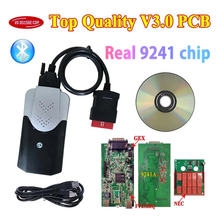 2021 vd ds150e cdp 2018.R0 2017.R3 с генератором ключей для delphis V3.0 PCB новые реле 9241 чип