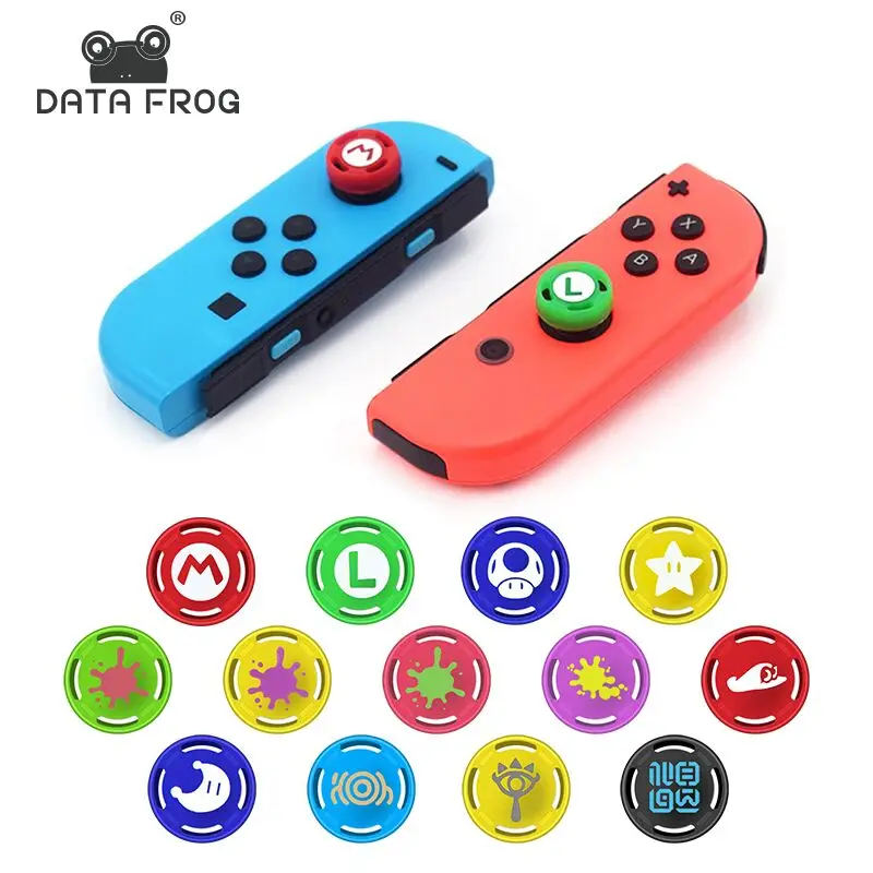 

DATA FROG 2 PCS Analog Thumb Stick Grip Cap skin for Nintend Switch NS JoyCon Controller Sticks for Joy Con Switch Replacement