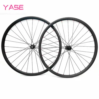 

29er ultralight carbon wheels DT240S boost 100x15 142x12 straight pull mtb bike wheel 30x22mm tubeless asymmetry disc wheelset
