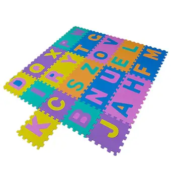 

26pcs 30x30cm EVA Foam Play Mats Floor Puzzle Crawling Play Game Mat for Baby Kids (Random 26 English Letters Pattern)