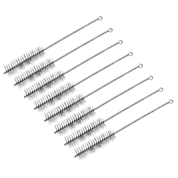

uxcell Steel Wire Tube Cleaning Brush 30mm Diameter 8pcs