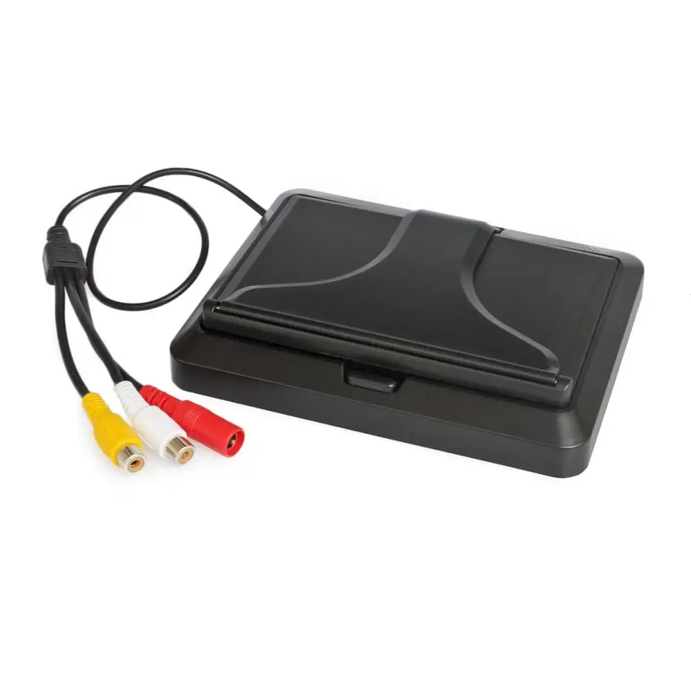 DIYKIT, проводной, 5 дюймов, 800x480, складной автомобильный монитор, ИК, ночное видение, резервная камера заднего вида, Автомобильная камера заднего вида