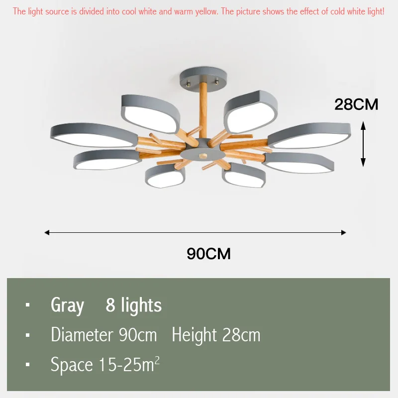 Gary 8Lights Fss Современный Цветочный Креативный светодиодный потолочный светильник s для гостиной, светильник ing, домашние подвесные лампы, декоративный светильник, светильник, светильник для помещений - Цвет корпуса: Gary 8Lights