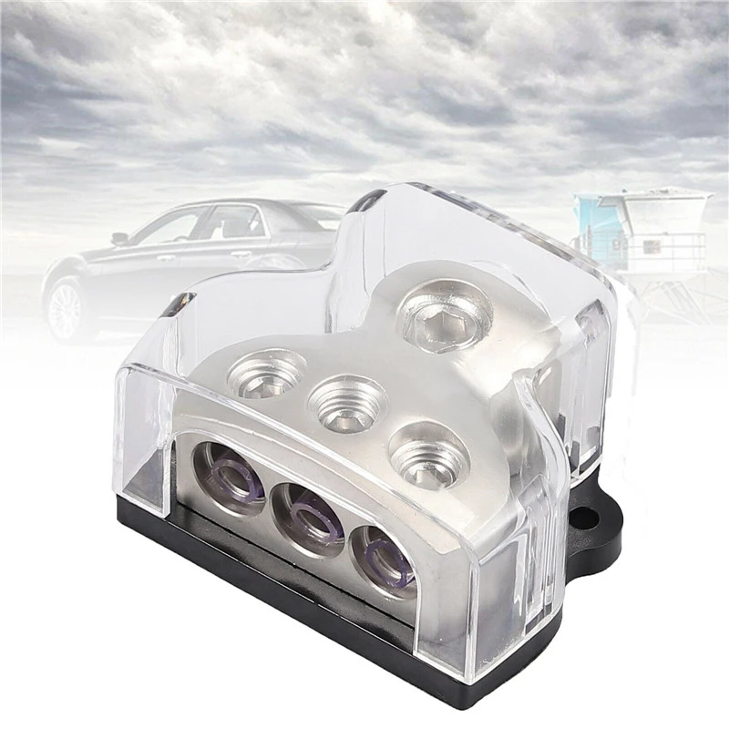 3 Way Power Distribution Block Car Audio Modified Stereo Amplifier 1. 1