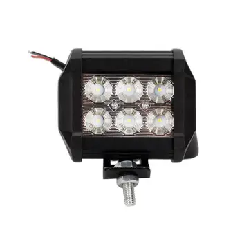 

15.0*10.0*10.0cm 18W 6 LED Work Light Spot Car External Lights Super Driving Fog Light Car Spot Lights Automobile Lamp Bulb