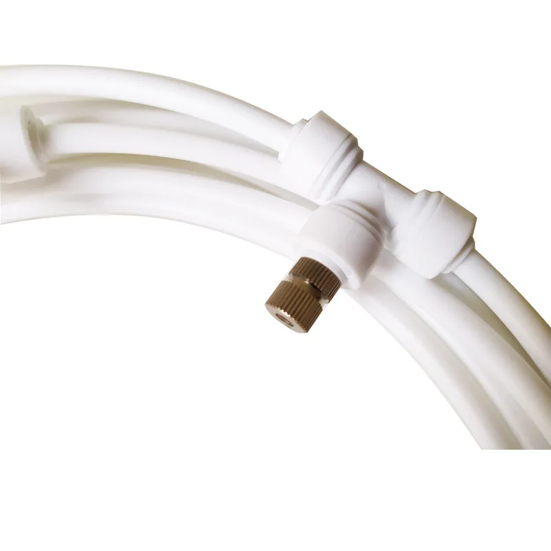 garden nozzle misting watering irrigation Kit For Greenhouse Garden Patio Waterring Irrigation Mister White