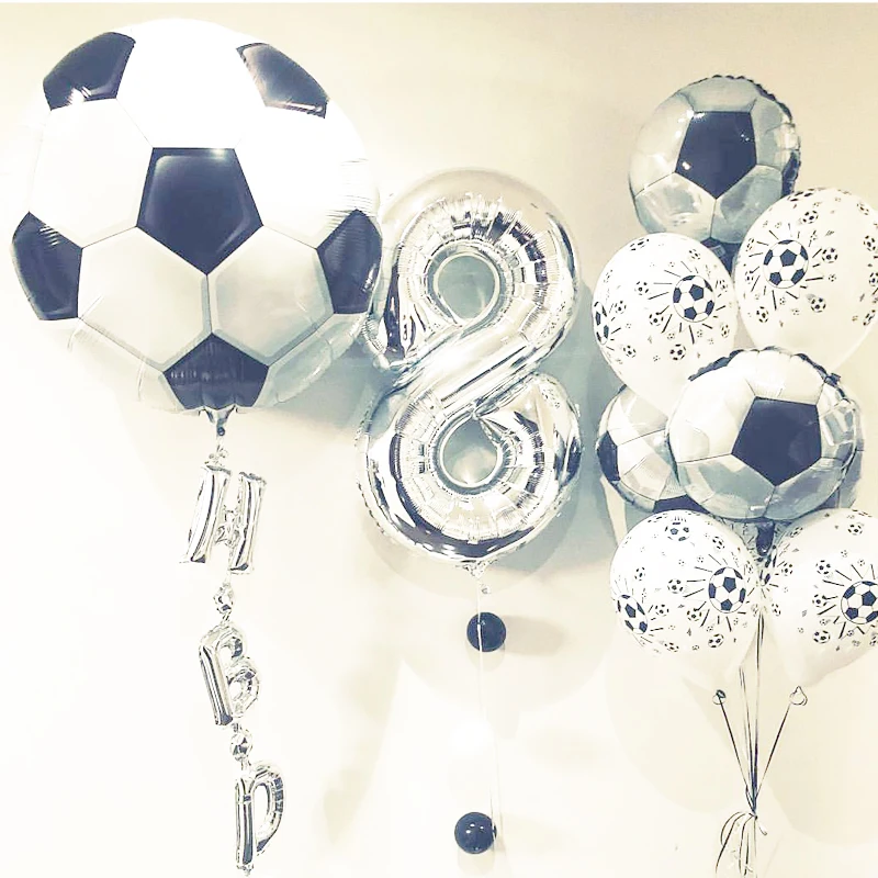 18 дюймовые футбольные шары в виде футбольных мячей вечеринка для мальчика день