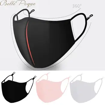 

1pcs Black Prevent Dust Haze PM2.5 Breathable Mouth Masks Double Layer Dustproof Women Men Mouth-muffle