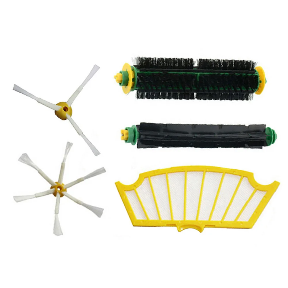 1 Set Hair Rubber Brush Kit Suitable For IRobot Roomba 500 520 530 540 550 560