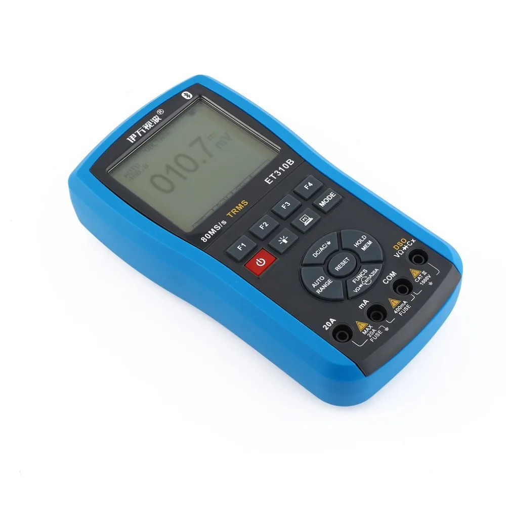 

ET310B Scope Meter Digital Oscilloscope Multimeter Built in Lithium Battery Pack High Storage Capacity