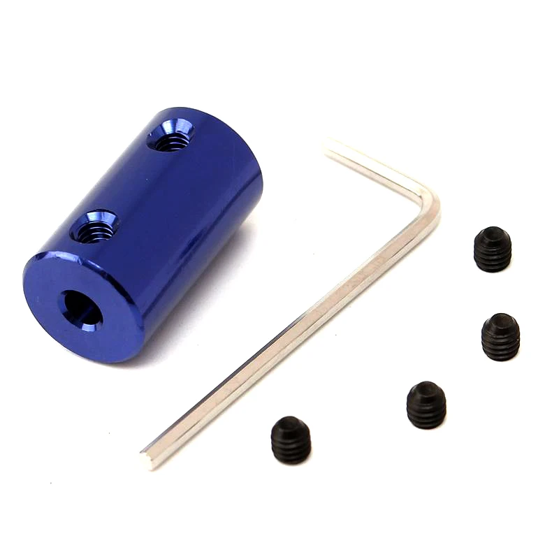 D14L25 Aluminum Alloy Coupling Bore 3*4*5*6*6.35*7*8*10mm 3D Print Part Flexible Shaft Coupler Screw Part Stepper Motor 1pc Shaft Coupler Flexible Coupling Shaft Connector