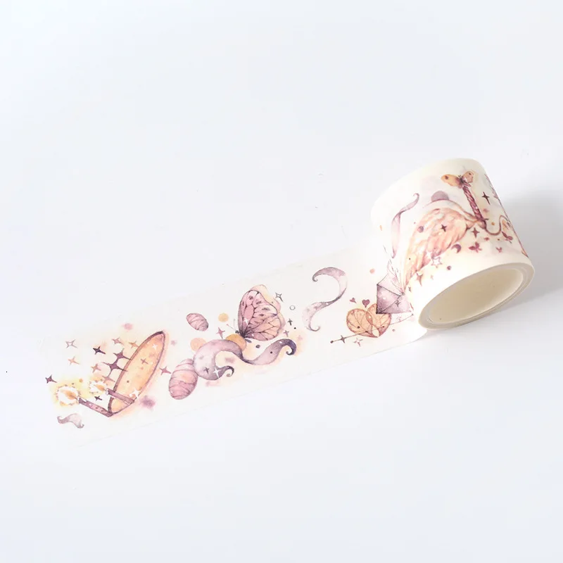 Креативная Милая настольная маскирующая лента Kawaii DIY Украшение дневник Васи лента мультяшная бумажная наклейка для девочек стационарная 024086 - Цвет: 6