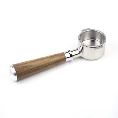 

Espresso Bottomelss Portafilter51mm Two Ears 304 Stainless Steel Brewing Coffee Machine Handle for Delong ECO310