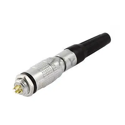 

8mm Panel Hole 4 Pins Aviation Quick Connector Straight Plug DC 30V 0.2A