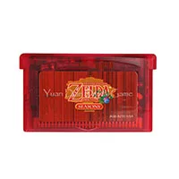 Clear red shell 32 бит видео игровая консоль карты из игры «Легенда о Zeld Oracle времен года Английская литература США Версия - Цвет: Clear red shell
