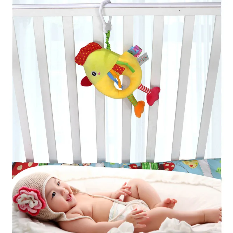 Pulling Musical Owl Baby Toys Educational Toys for Babies 0-12 Months Baby Bed Hanging Rattles Toys Crib Toys Children's Toys