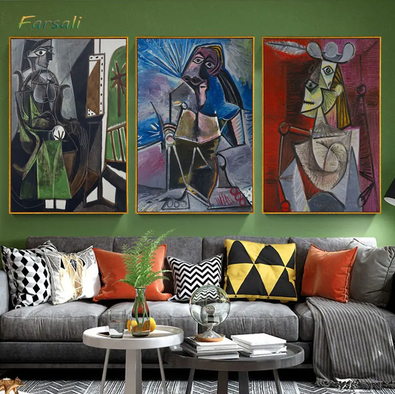 

Abstract Vintage Painting Artist Exhibition Canvas Posters and Prints Museum Modern Gallery Wall Art Picture Home Decor