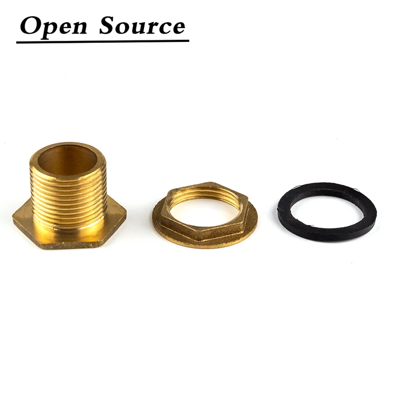 Copper Water Tank Connector 1/2" 3/4" 1" Male Brass Pipe Single Loose Key Swivel Fittings Nut Jointer pipe fitting water pipe fitting hose pipe fitting