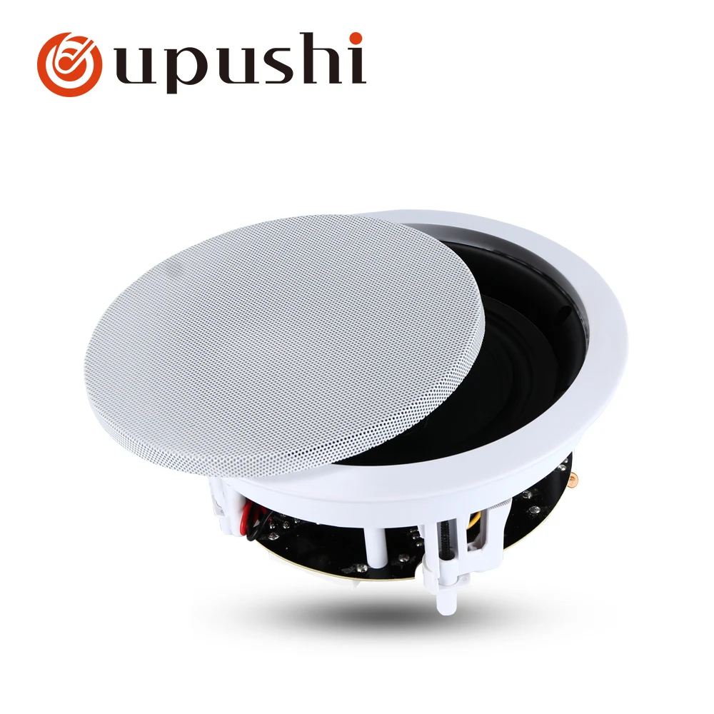 Oupushi 8 дюймов коаксиальные динамики чистый звук качество ABS пластиковый корпус плюс металлический сетчатый чехол
