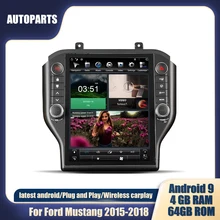 

Car Radio For Ford Mustang 2015 2018 Navigation GPS Careplay Built-in Bluetooth 3D Quality Music Experience Tire Pressure