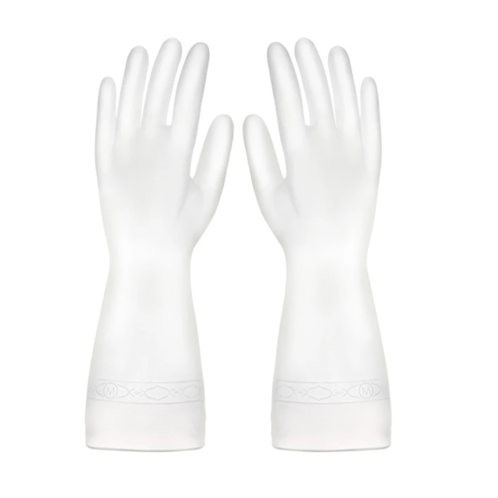 1 шт. одноразовые перчатки тонкие резиновые чистящие пищевые Перчатки универсальные домашние садовые чистящие перчатки домашние резиновые перчатки для уборки M/L - Цвет: 1 pair