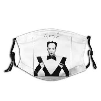 

Mime Mouth Face Mask Klaus Nomi White Facial Mask Fashion Adult Mask Nice with Filters