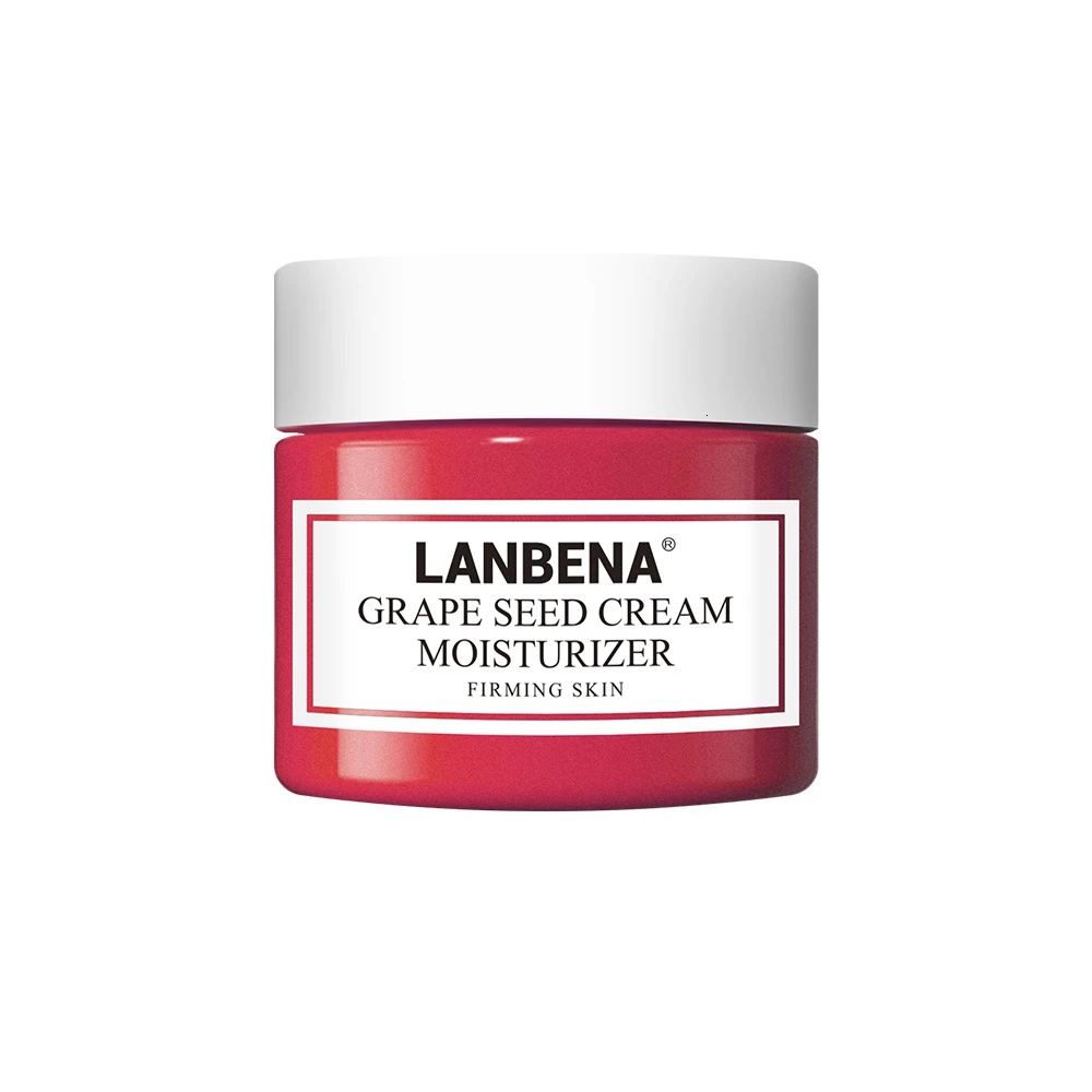 Grape Seed LANBENA с уход за кожей лица крем отбеливающий крем с гиалуроновой кислотой, увлажняющий крем для лица против морщин и анти-старения, витамин C Сыворотки лечение акне уход за кожей - Цвет: Grape Seed