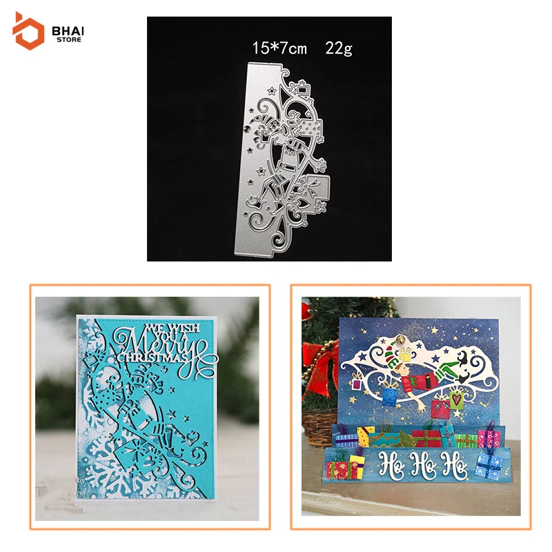 

New Design Christmas Lantern Lace Metal Cutting Dies Cut Decoration Scrapbook Paper Card Embossing Decor Craft 2021